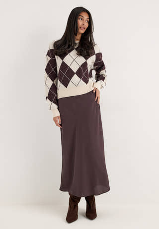 Vmdoffy Jaquard Ls O-nck Pullover Patterned