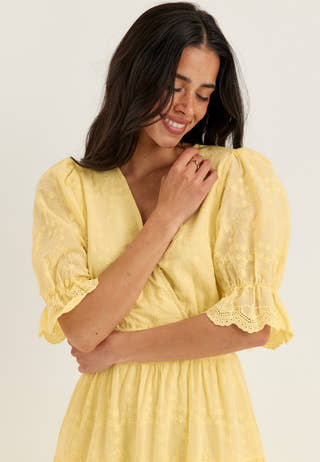 Broderie Anglaise Maxi Dress