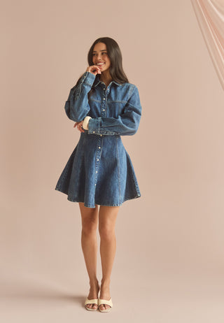 Denim Mini Dress