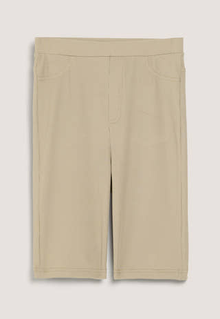 Biker rib shorts