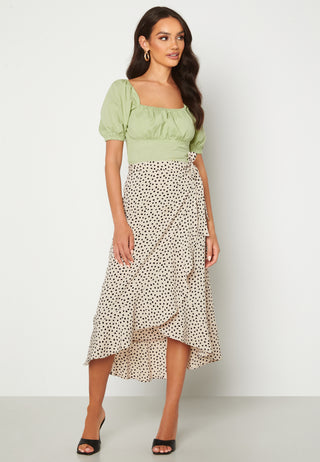 Puff Sleeve Cropped Top