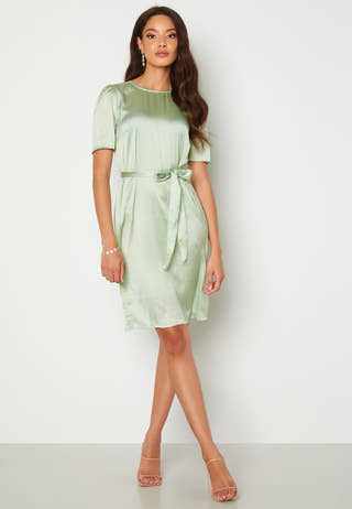 Satin T-shirt Dress