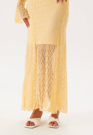 Lace Long Sleeve Ankle Dress