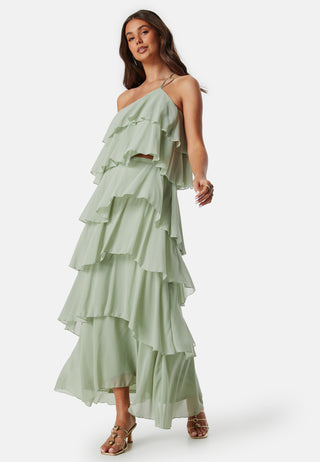 Andrea One Shoulder Flounce Top