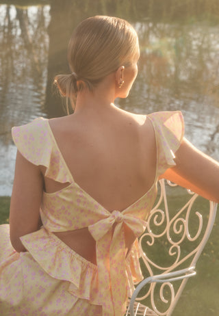 Andrea Tie Back Maxi Dress