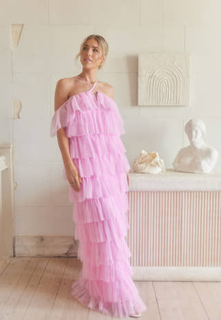 Andrea Tulle Maxi Dress