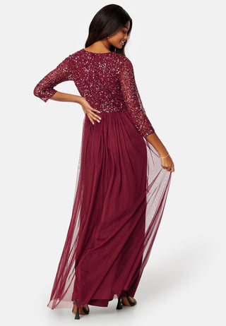Sequin Bodice Maxi Dress