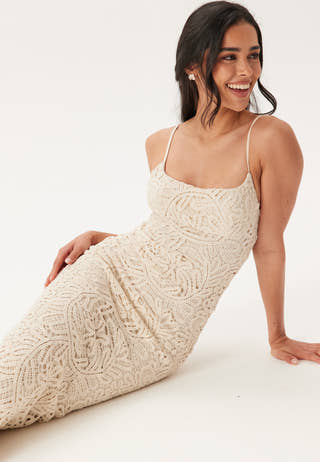Adoni Crochet Midi Dress