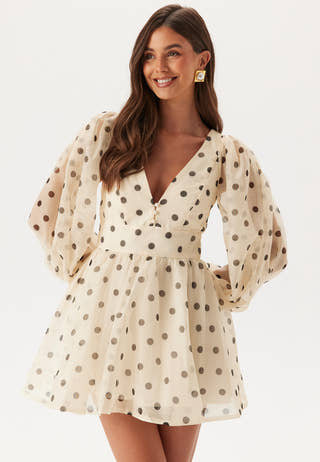 Eva Polka Dot Mini Dress