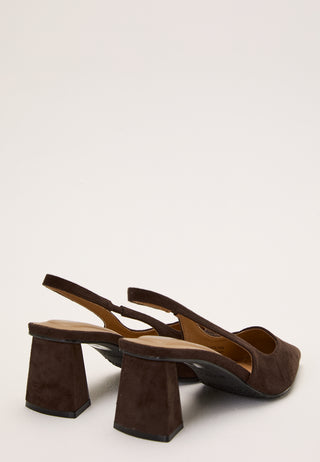 Biamaralyn Slingback Faux Suede