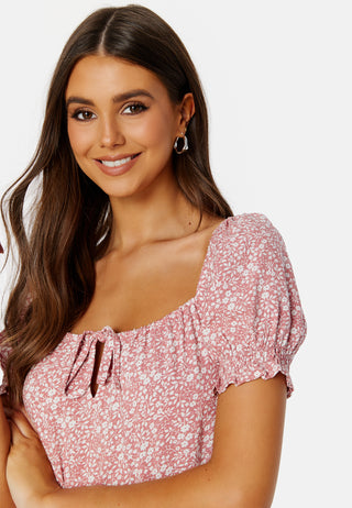 Front Tie Long Viscose Dress