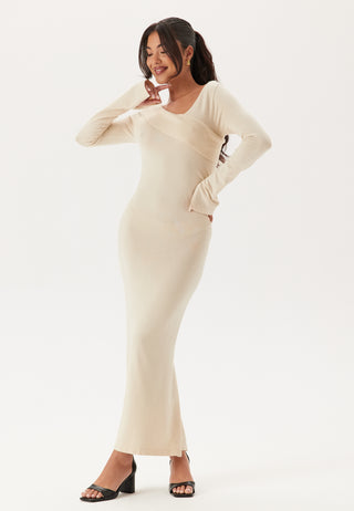 Asymmetric Knitted Dress