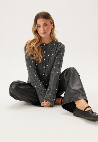 Beaded Knitted Cardigan
