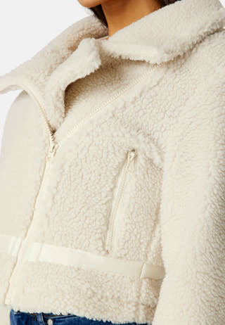Belle Teddy Biker Jacket