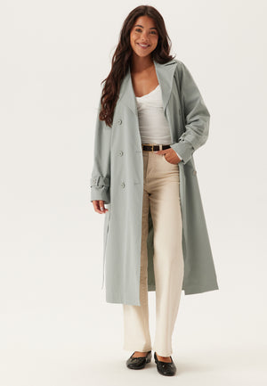 Belted Midi Trenchcoat