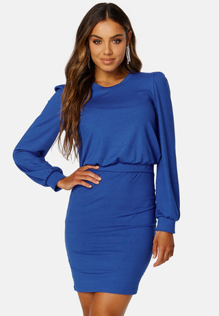 Besa long sleeve short dress