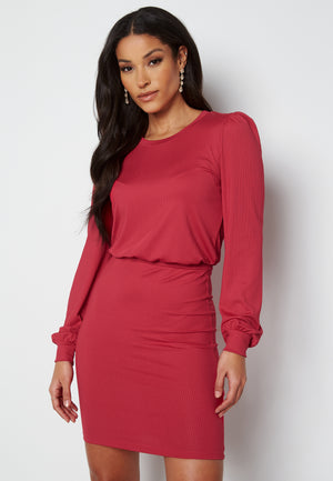 Besa long sleeve short dress