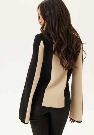 Block Knitted Sweater