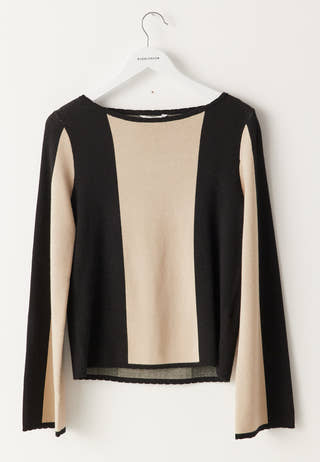 Block Knitted Sweater