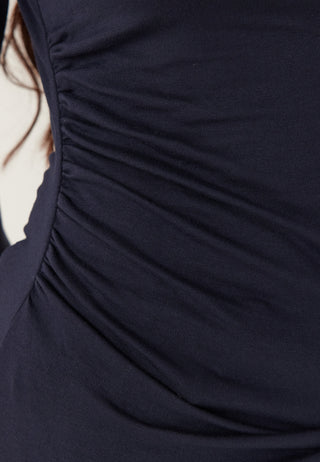 Boat Neck Asymmetric Top