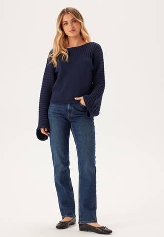 Boatneck Knitted Sweater