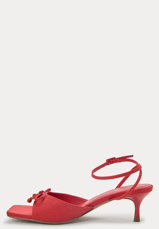 Bow Low heel Strap Sandal