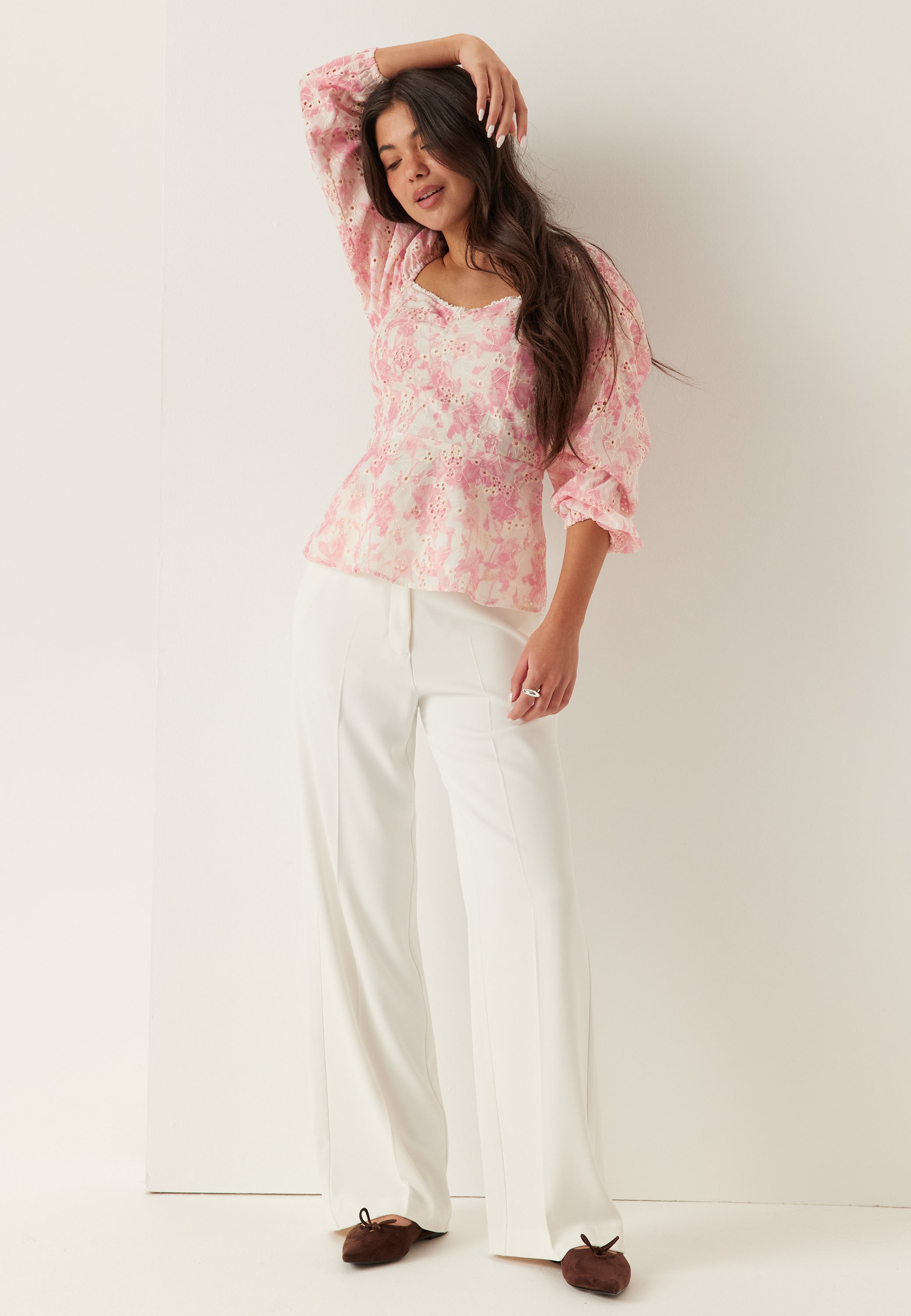 Broderie Anglaise Bluse
