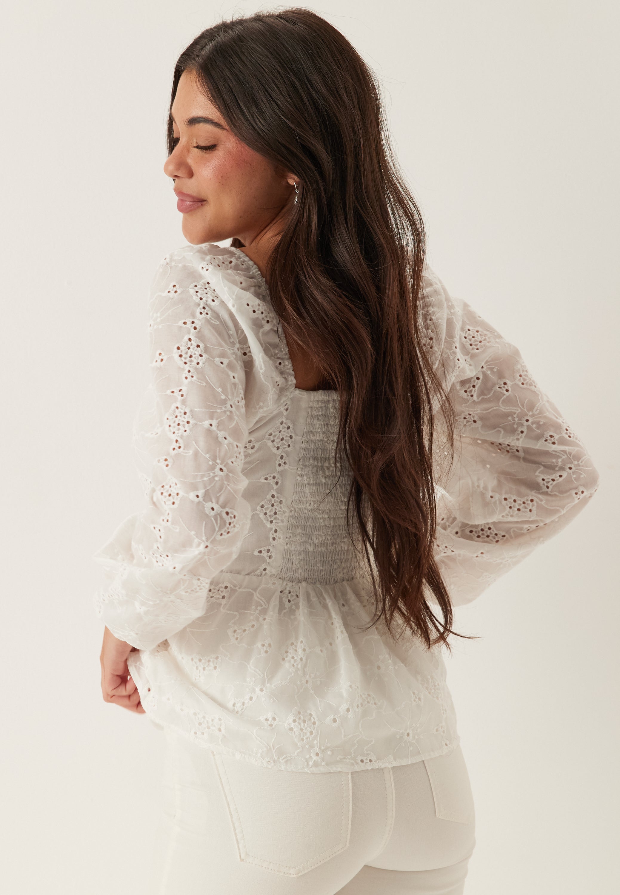 Broderie Anglaise Bluse