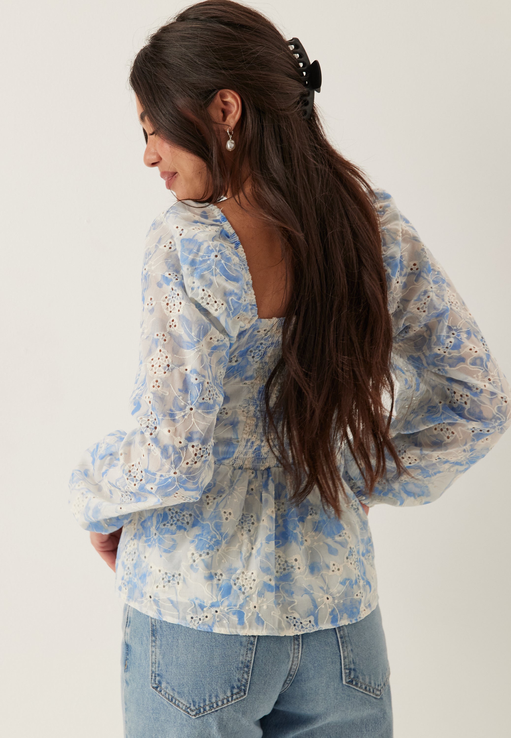 Broderie Anglaise Bluse