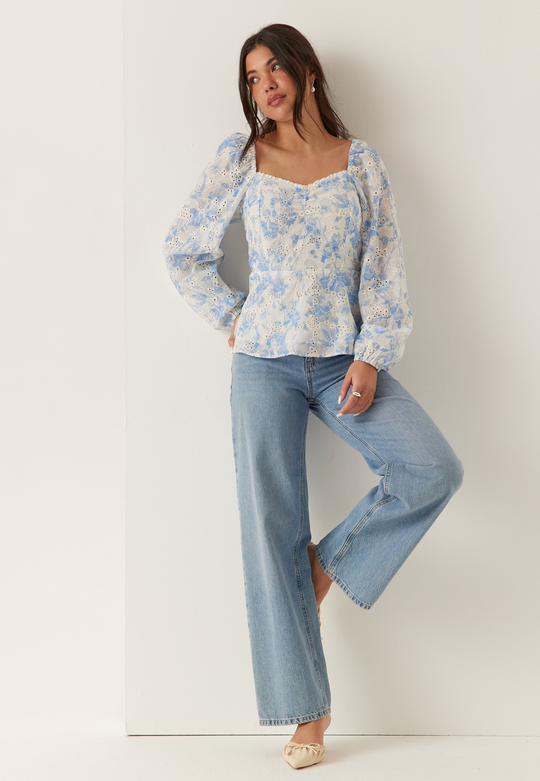 Broderie Anglaise Bluse