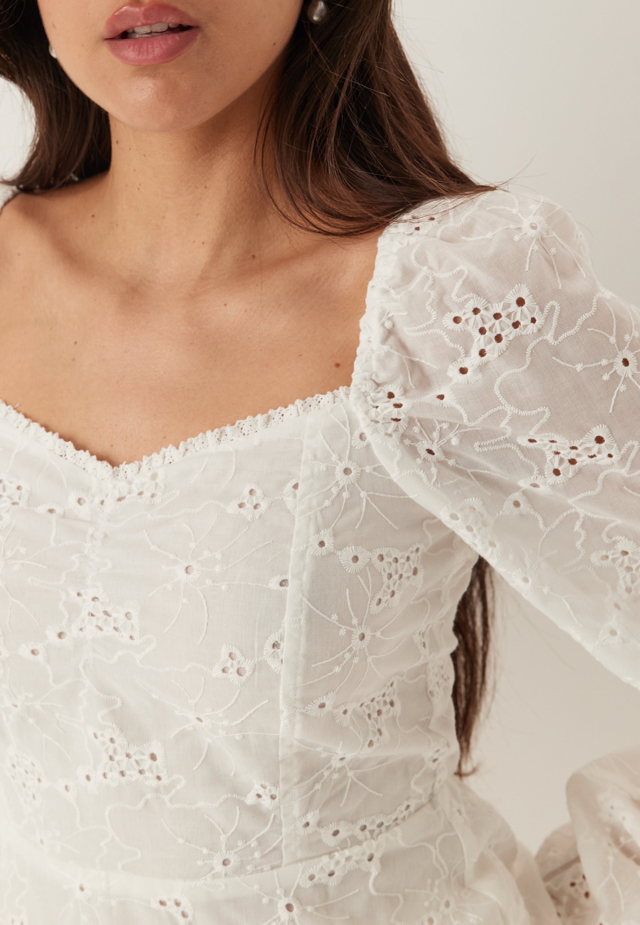 Broderie Anglaise Bluse