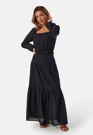Broderie Anglaise maxiskjørt