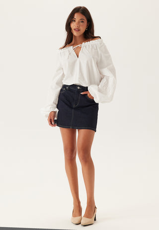 Broderie Anglaise Tie Blouse