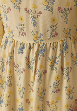 Butterfly Sleeve Maxi Dress