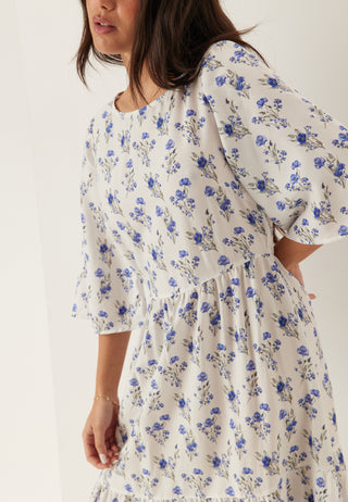 Butterfly Sleeve Maxi Dress