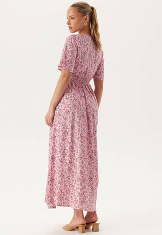 Butterfly Sleeve Viscose Maxi Dress