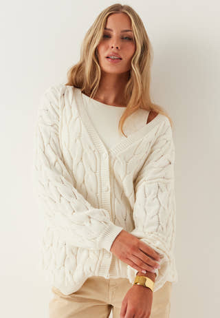 Cable Knit Cardigan