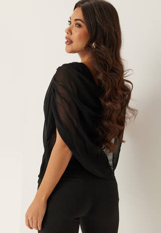 Cape Sleeveless Blouse