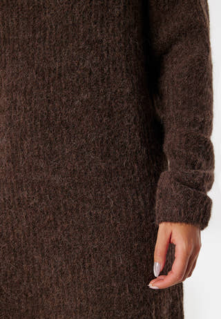 CC Chunky knitted wool mix dress