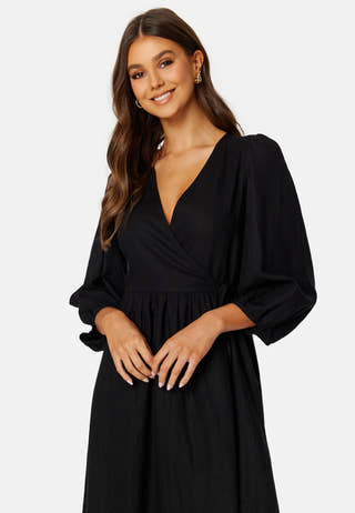 CC Linen wrap dress