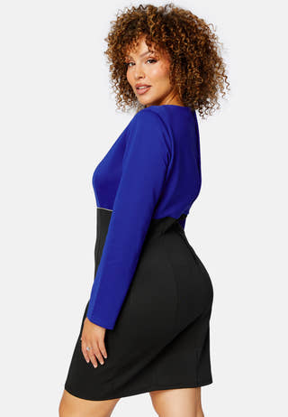 Contrast Dress
