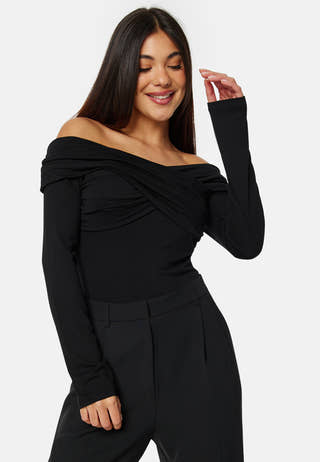 Off Shoulder Long Sleeve Top