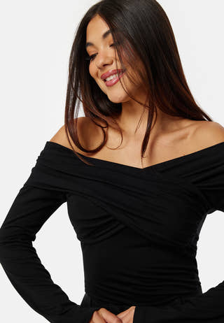 Off Shoulder Long Sleeve Top