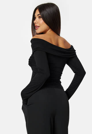 Off Shoulder Long Sleeve Top