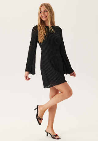 Deep Back Short Structured Dress