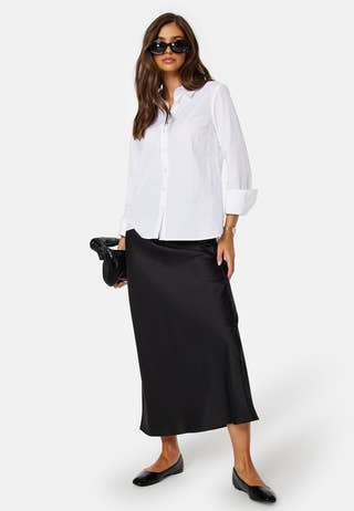 Maxi Satin Skirt