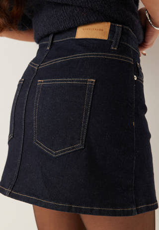 Denim Mini Skirt