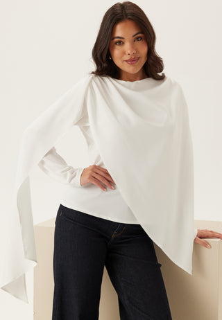 Drapert Cape-bluse