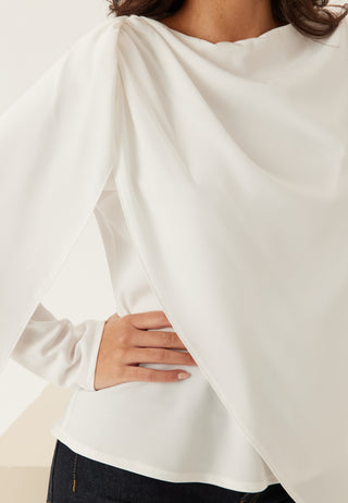 Drapert Cape-bluse