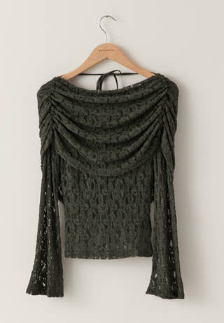Drapy Lace Top